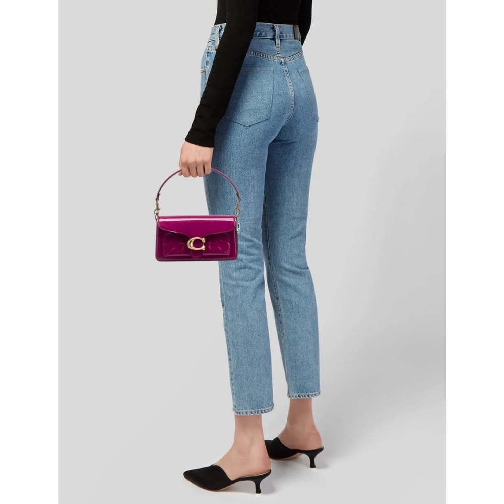 ⬇️ Final Drop ⬇️ • 💖 Coach Tabby 20 in Pink Patent Leather ✨💞 - Picture 6 of 6